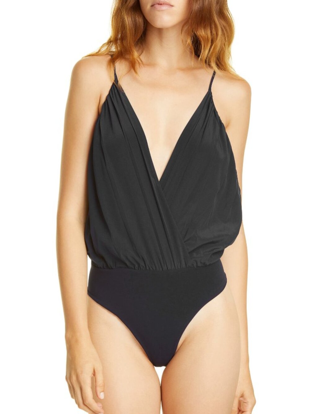 Alice + Olivia Ballerina Bodysuit in Black Size XS